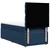 vidaXL vidaXL Box spring postelja z vzmetnico modra 90x190 cm blago, (21291511)