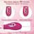SuperLove E-Stim Realistic Silicone Vibrator Pink