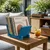 Hanah Home stalak za časopise i ploče CPT4905-30, 30 cm, plavi