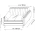 Atelier del Sofa Dvosed na razvlačenje Alkon 158x86x77cm Tamnosivi