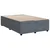 vidaXL Postelja boxspring z vzmetnico Temno siva 120 x 190 cm Žamet