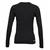 CCM LS Training Tee Black Senior L