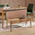 Hanah Home Vina 1070 Trpezarijski set, Braon-Zelena