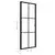 Sobna vrata od stakla ESG i aluminija 76 x 201,5 cm crna