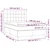 Krevet box spring s madracem LED tamnoplavi 140x190 cm baršun