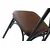 Hanah Home Ekol 1332 Set stolica, 4 komada, Crno-braon