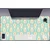 Decormat Podloga za pisalno mizo Retro pattern 120x60 cm