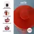 Coffee-maker, made from borosilicate glass, 1L, Pisa, Red - La Cafet
