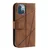 Rjava Flip Line torbica (iPhone 13)