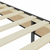 Den Posteljni okvir boxspring sivo blago 200x200 cm
