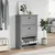 Stalak za cipele BODO sivi 80x35x118 cm