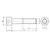 Vijaki M12x40 imbus A2 DIN 912 PG 50 kosov.