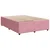 Vidaxl Box spring postelja z vzmetnico roza 160x200 cm žamet