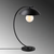 Opviq Stona lampa E27 Socket, Crna