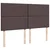 Vidaxl Box spring postelja z vzmetnico temno rjav 200x200 cm blago