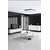 Hanah Home Luxe Komoda, Belo-Zlatna