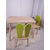 HANAH HOME Dečiji sto i stolice Bunny Two Chair Set Pistachio Green Brown