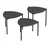 Hanah Home Set klub stolova, 3 komada Lenny Antracit