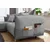 ATELIER DEL SOFA Ugaona garnitura Puffy Grey