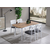 HANAH HOME Trpezarijski sto i stolice Milla White Natural