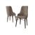 Hanah Home Set stolica Neta, 46x95x42 cm, 4 komada, Braon-smeđe