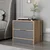 Hanah Home Elina 8170 Noćni stočić, 54x40x47cm, Braon-crni