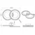 Globo 48064-30S - LED plafonsko svetlo GLITRA LED/30W/230V 3000K 31,5x52,5 cm