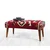 Atelier del Sofa Tabure 91x42x46cm, Šareno