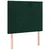 vidaXL Box spring postelja z vzmetnico temno zelena 90x200 cm žamet