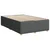 Vidaxl Box spring postelja z vzmetnico temno siva 120x190 cm blago