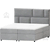 Boxspring postelja Lola - 140x200 cm - tkanine Cloud, Salvador