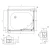 Tuš kabina SQ line 80x80 S/K 511000 SILVER