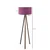 OPVIQ AYD 2955 Podna lampa, Drvena, E27, Ljubičasta