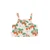 Otroški bombažen top Tinycottons STRAWBERRIES WOVEN CROP TOP