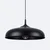 Sollux SL.1330 - Luster na sajli GINA 1xE27/15W/230V prečnik 38 cm crna