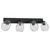 Stropni reflektor Crna 73.5 x 13 x 26 cm Staklo i Metal
