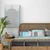 Slika sodobna modra mavrica Mid-Century - 100x150