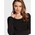 Fransa Bluza Kasic 600543 Črna Slim Fit