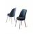 Hanah Home Set stolica Pefa, 45x91x42 cm, 2 komada, Antracit-srebrne boje