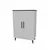 Hanah Home višenamenski ormarić 3 Raf 2 Kapak, 65 cm, antracit / beli
