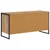 TV ormar s ladicama Umjetnička hrastovina 100 x 36 x 49,5 cm