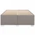 Vidaxl Posteljni okvir brez vzmetnice taupe 140x190 cm blago