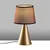 Opviq Stona lampa Kona-15485, Zlatno-braon