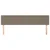 Vidaxl Posteljno vzglavje taupe 180x5x78/88 cm blago