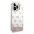 Maska Guess PC/ TPU Peony Glitter Script Logo za iPhone 14 Pro, Roze