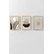 Wallity slika 3Dartsoho131, 3 dijela, 33 x 48 cm