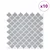 Lanturn ploča 10 pcs Siva 27 x 27 cm Poliuretan i PET