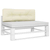 Jastuk za palete krem 120 x 40 x 12 cm od tkanine