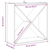 Stalak za vino 2 pcs Prirodna 62 x 25 x 62 cm