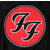 Kopalni plašč Foo Fighters - Logo - Črna - ROCK OFF - FOOROBE01MB